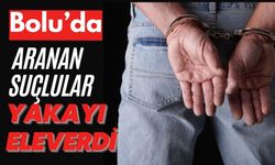 Bolu’da aranan suçlular yakayı eleverdi