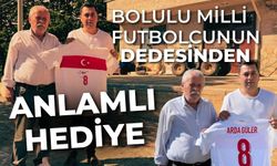 Bolulu Milli Futbolcunun Dedesinden Anlamlı Hediye