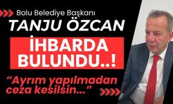 Tanju Özcan ihbarda bulundu..!