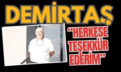 Demirtaş, “Herkese Teşekkür Ederim”