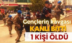 Gençlerin kavgası kanlı bitti: 1 kişi öldü