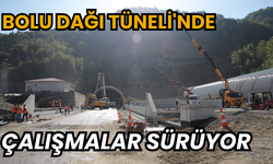 Bolu Dağı Tüneli'nde  çalışmalar sürüyor