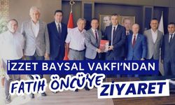 İzzet Baysal Vakfı’ndan Fatih Öncü’ye ziyaret