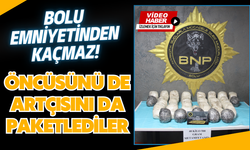 BOLU EMNİYETİNDEN KAÇMAZ! ÖNCÜSÜNÜ DE ARTÇISINI DA PAKETLEDİLER