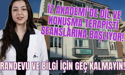 İZ AKADEMİ’DE DİL VE KONUŞMA TERAPİSTİ SEANSLARINA BAŞLIYOR! RANDEVU VE BİLGİ İÇİN GEÇ KALMAYIN!