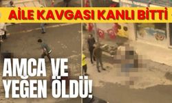 Aile kavgası kanlı bitti: Amca ve yeğen öldü!