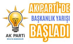 AK PARTİ’DE BAŞKANLIK YARIŞI BAŞLADI