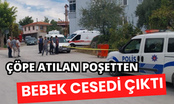 Çöpe atılan poşetten bebek cesedi çıktı