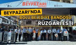 Beypazarı’nda Bolu Belediye Bandosu rüzgârı esti