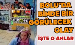 Bolu'da ilginç olay, yere düşen şişe kafasına fırladı