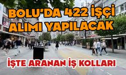 Bolu'da 422 işçi alınacak