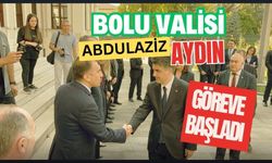 Bolu Valisi Abdulaziz Aydın göreve başladı