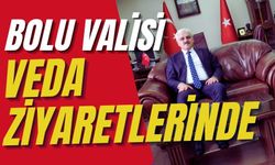 Bolu Valisi veda ziyaretlerinde