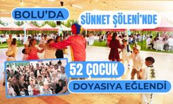 Bolu’da Sünnet Şöleni’nde 52 çocuk doyasıya eğlendi