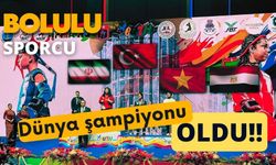 Bolulu sporcu dünya şampiyonu oldu