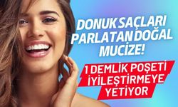 Donuk saçları parlatan doğal mucize! 1 demlik poşeti iyileştirmeye yetiyor