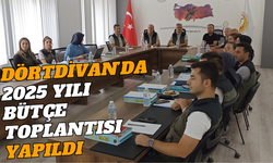 Dörtdivan’da 2025 yılı bütçe toplantısı yapıldı