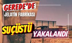 Gerede’de Jelatin fabrikası suçüstü yakalandı