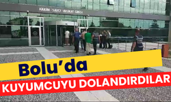 Bolu’da kuyumcuyu dolandırdılar