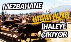 Mezbahane ve hayvan pazarı ihaleye çıkıyor