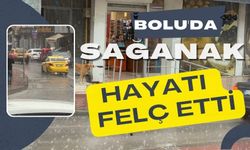 BOLU'DA SAĞANAK HAYATI FELÇ ETTİ