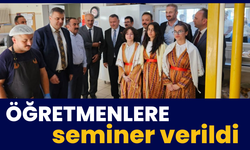 Öğretmenlere seminer verildi