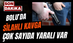 Bolu’da silahlı kavga, Çok sayıda yaralı