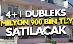 4+1 dubleks 1 milyon 900 bin TL'ye satılacak