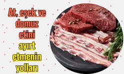 At, eşek ve domuz etini ayırt etmenin yolları