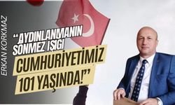 “AYDINLANMANIN SÖNMEZ IŞIĞI CUMHURİYETİMİZ 101 YAŞINDA!”