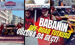 Babanın off-road tutkusu oğluna da geçti