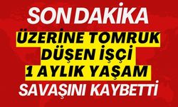 ÜZERİNE TOMRUK DÜŞEN İŞÇİ 1 AYLIK YAŞAM SAVAŞINI KAYBETTİ