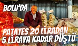 Bolu'da Patates 20 liradan 5 liraya kadar düştü