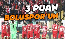 İstanbul'da 3 puan Boluspor'un oldu