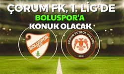 Çorum FK, 1. Lig'de Boluspor'a konuk olacak