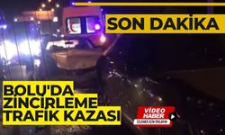 Son dakika, Bolu’da zincirleme trafik kazası