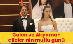 Gülen ve Akyaman ailelerinin mutlu günü