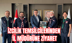 İZCİLİK TEMSİLCİLERİNDEN İL MÜDÜRÜNE ZİYARET