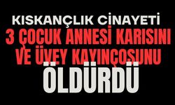 Kıskançlık cinayeti: 3 çocuk annesi karısını ve üvey kayınçosunu öldürdü