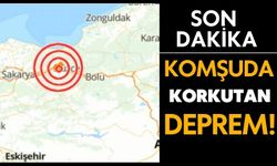 Komşuda korkutan deprem!