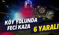 Bolu’da köy yolunda feci kaza; 6 yaralı