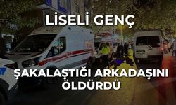 Liseli genç, şakalaştığı arkadaşını öldürdü