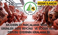 MODERN ET PARÇALAMA TESİSİ, ET ÜRÜNLERİ SATIŞ REYONU  VE SOĞUK HAVA DEPOSU İŞYERİNİN KİRALAMA İŞİ