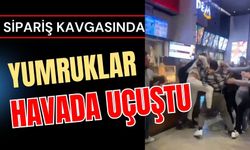 Sipariş kavgasında yumruklar havada uçuştu