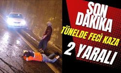 Tünelde feci kaza: 2 yaralı