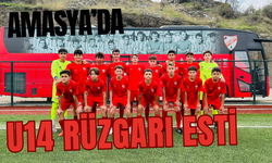 Amasya’da U14 rüzgarı esti