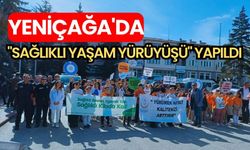 Yeniçağa'da "sağlıklı yaşam yürüyüşü" yapıldı