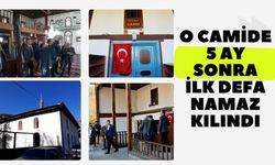 O camide 5 ay sonra ilk defa namaz kılındı