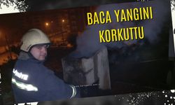 Bolu'da 5 katlı binada çıkan baca yangını söndürüldü