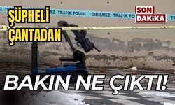 Askerlik Şubesi yanında bulunan şüpheli çantadan bakın ne çıktı!